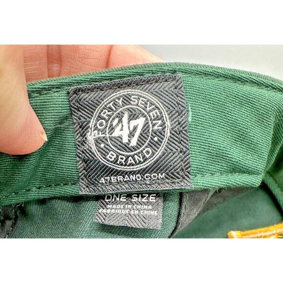 Green Bay Packers New 47 MVP Center Line Green Strapback Era Hat Cap - Picture 6 of 8